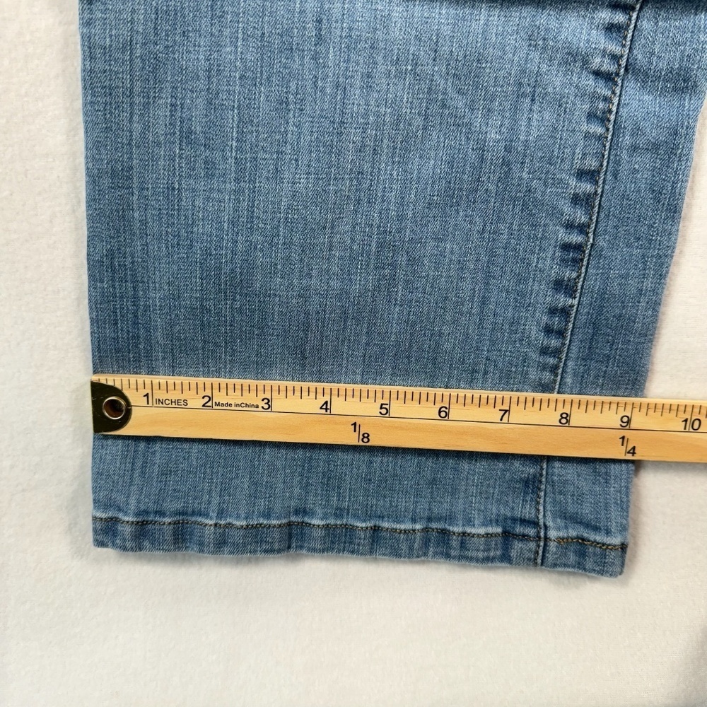 Levis 515 Bootcut Jeans Womens Size 14 Light Blue High Rise - Picture 13 of 15